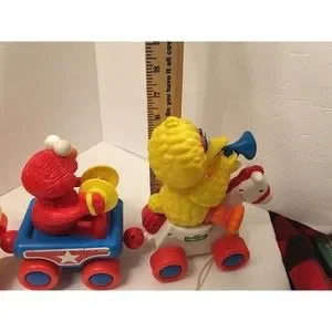 TYCO Toys Sesame Street Band Parade Tyco Pull Train Toy Big